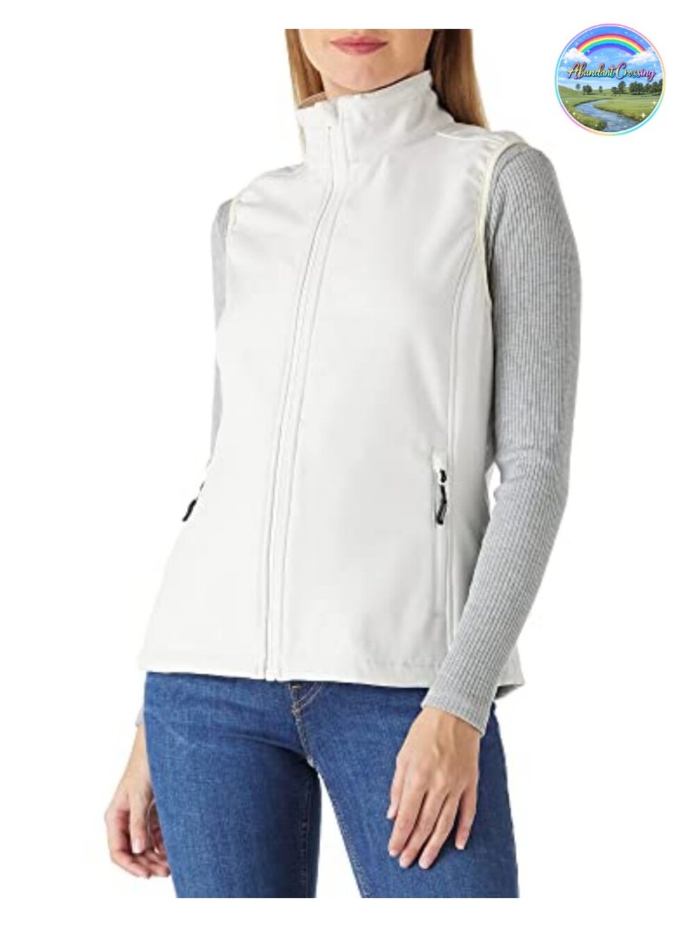 Women's Lightweight Fleece Lined Softshell Vest Golf Running